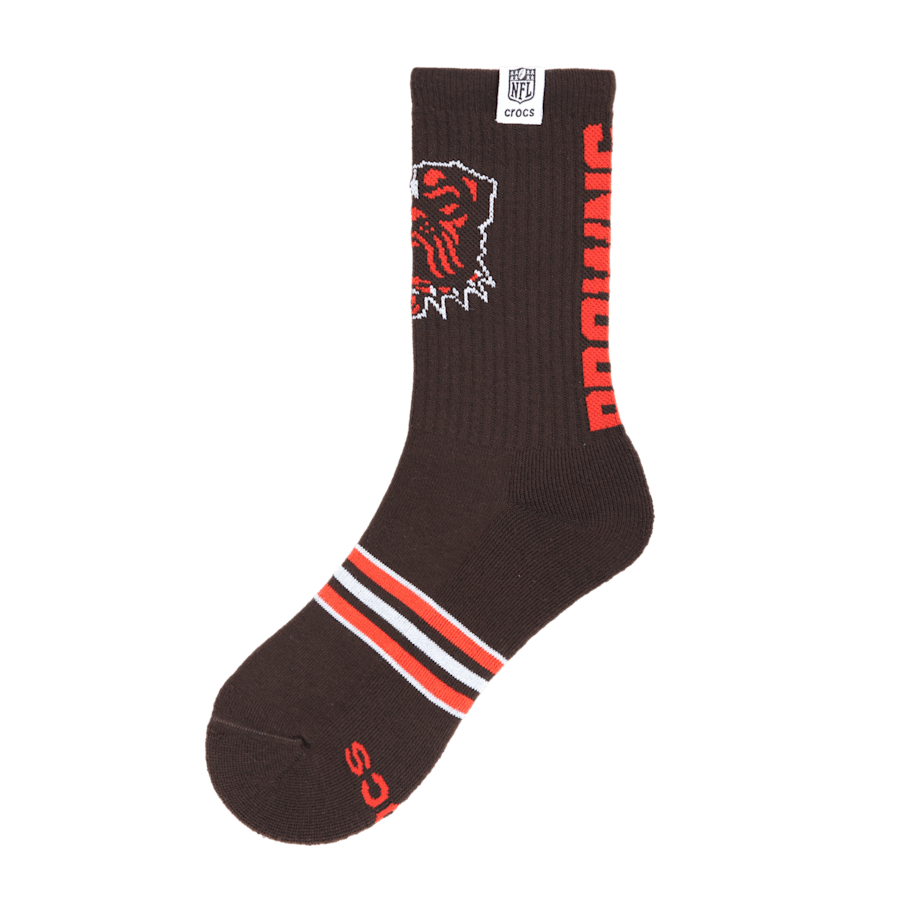 Men Crocs - NFL Cleveland Browns Crocs Socks