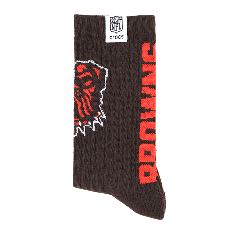Men Crocs - NFL Cleveland Browns Crocs Socks
