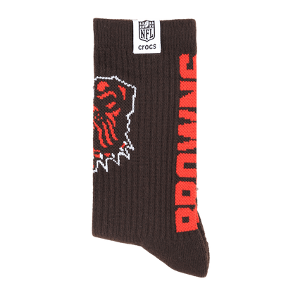 Men Crocs - NFL Cleveland Browns Crocs Socks