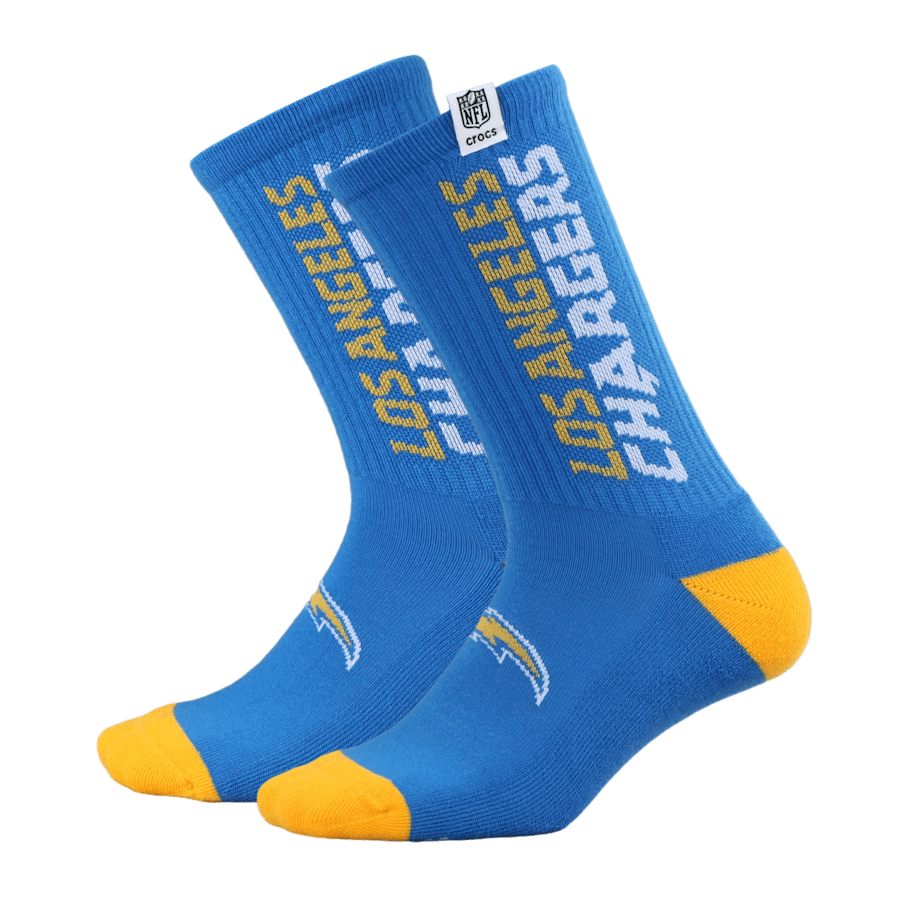 Men Crocs - NFL Los Angeles Chargers Crocs Socks