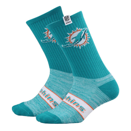 Men Crocs - NFL Miami Dolphins Crocs Socks