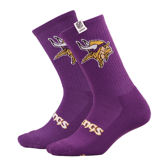 Men Crocs - NFL Minnesota Vikings Crocs Socks