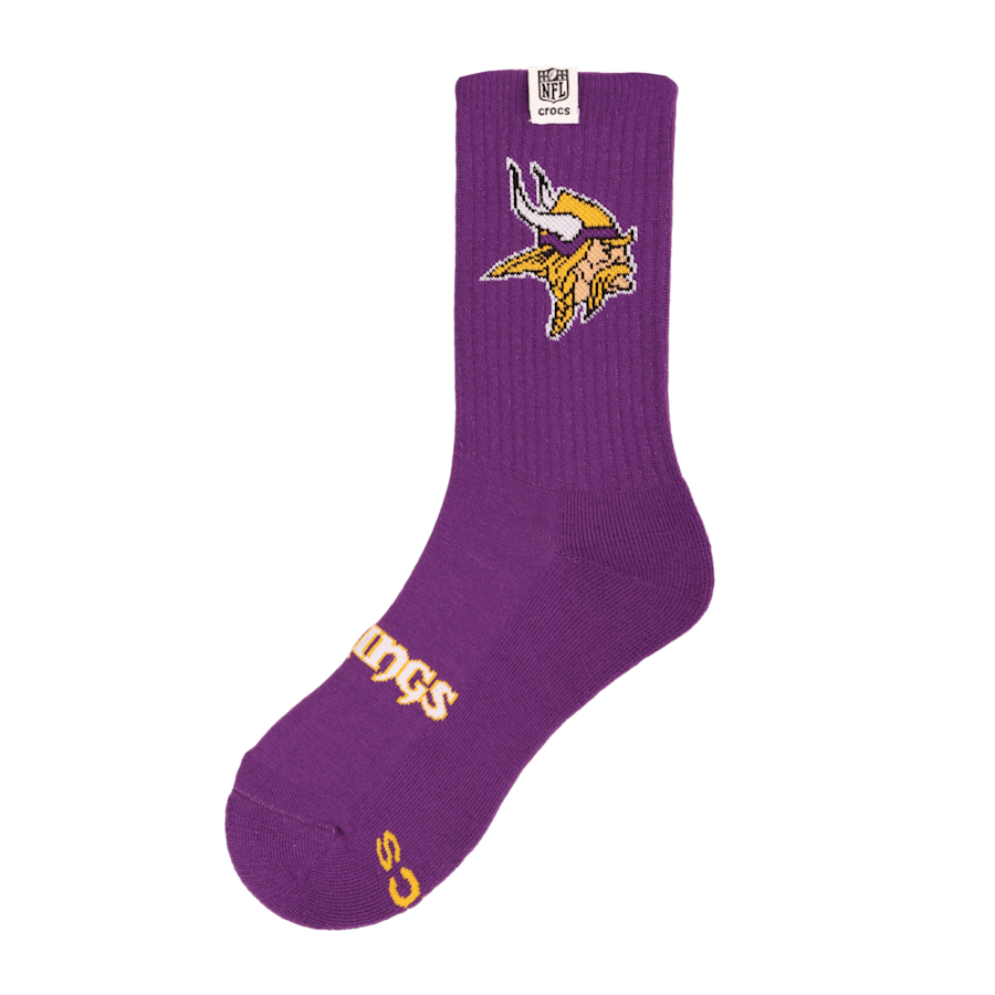 Men Crocs - NFL Minnesota Vikings Crocs Socks