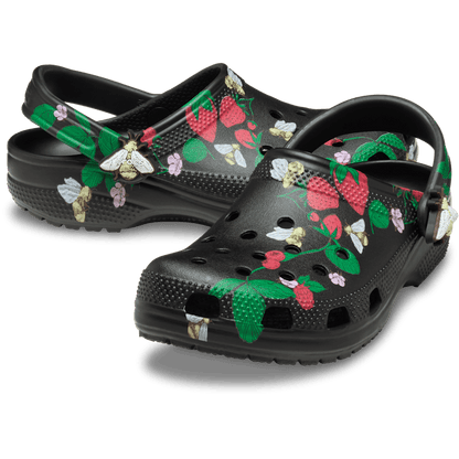 Women Crocs - Classic Berries & Bees Clog