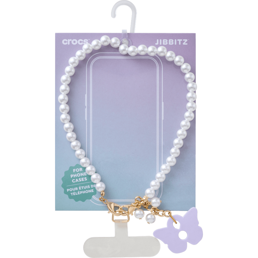 Women / Kids Crocs - Baroque Pearl Phone Wristlet