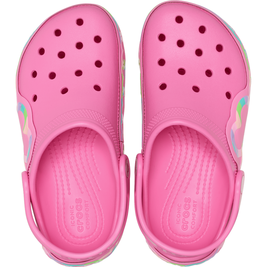 Kids Crocs - Kids' Classic Heart Lights Clog