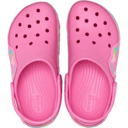 Kids Crocs - Kids' Classic Heart Lights Clog