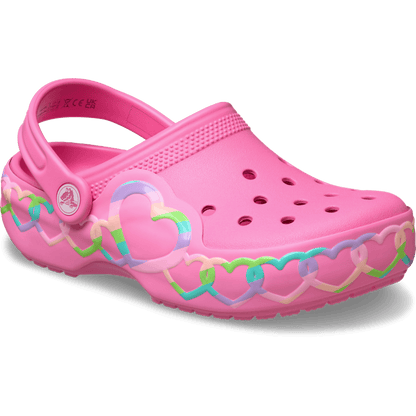Kids Crocs - Kids' Classic Heart Lights Clog