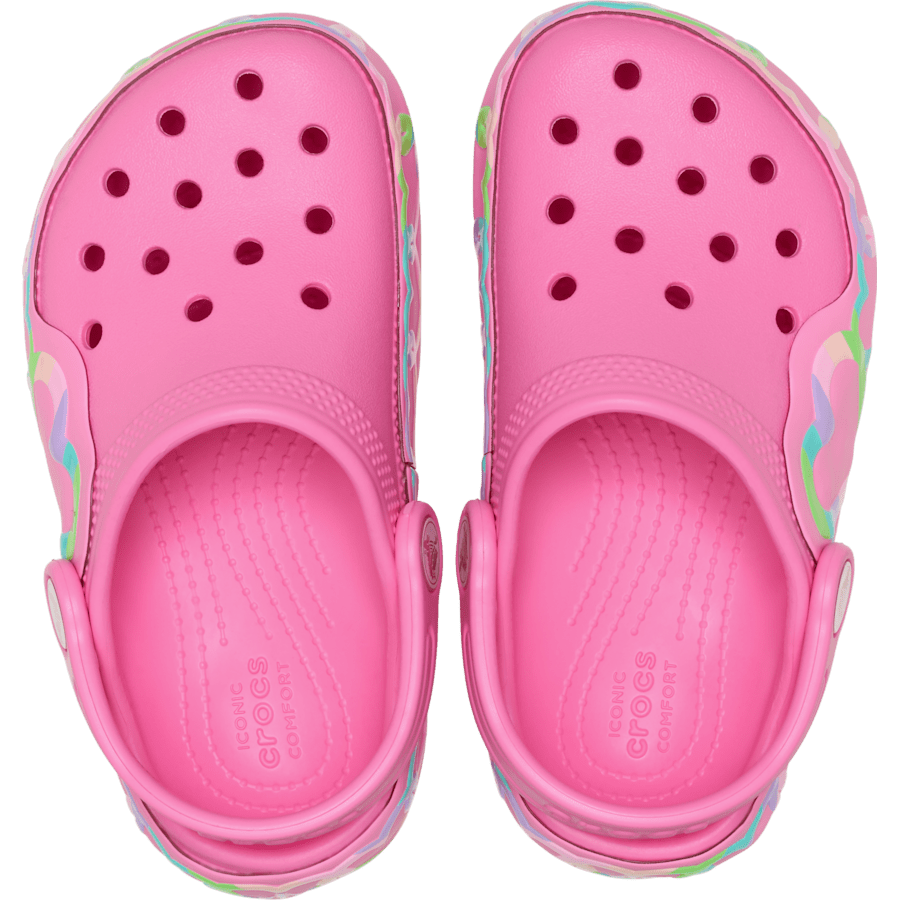 Kids Crocs - Toddler Classic Heart Lights Clog