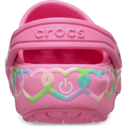 Kids Crocs - Toddler Classic Heart Lights Clog