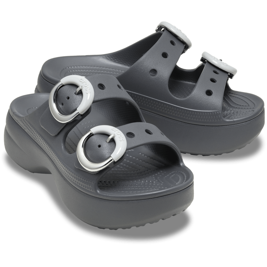 Women Crocs - Women's Saturday Platform Dipped Buckle Sandal