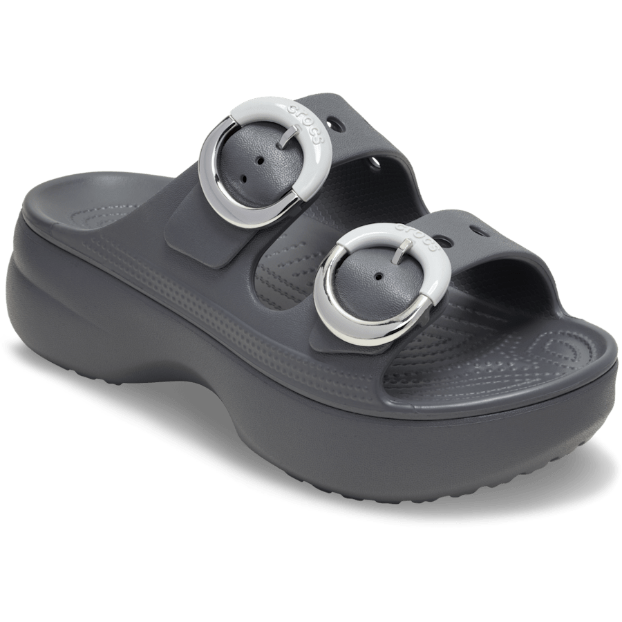 Women Crocs - Women's Saturday Platform Dipped Buckle Sandal