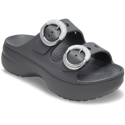 Women Crocs - Women's Saturday Platform Dipped Buckle Sandal