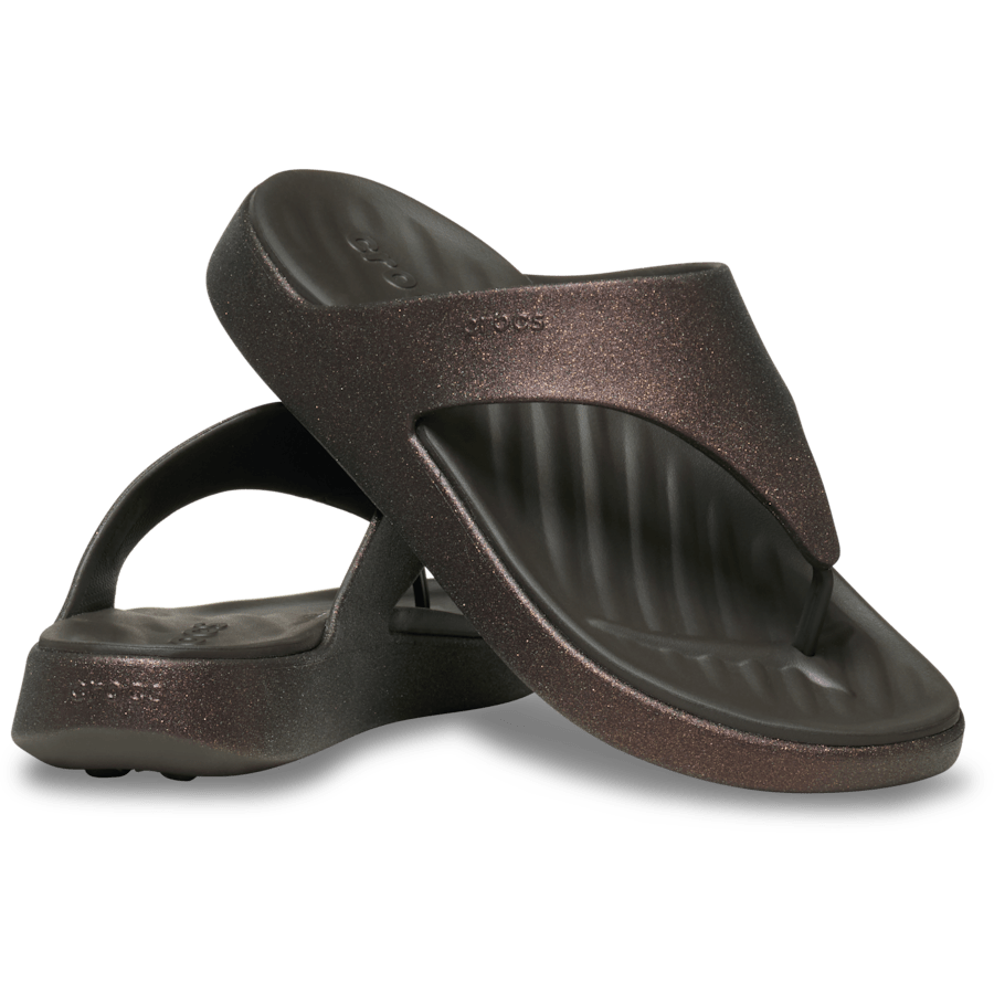 Women Crocs - Getaway Glimmer Triangle Flip