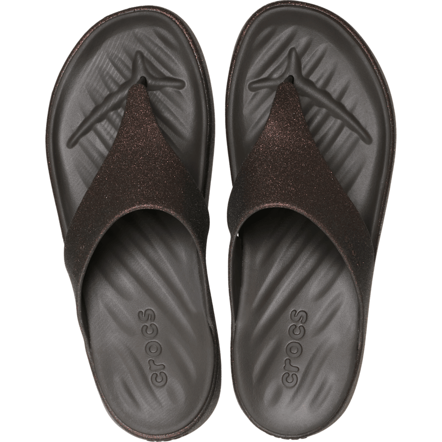 Women Crocs - Getaway Glimmer Triangle Flip