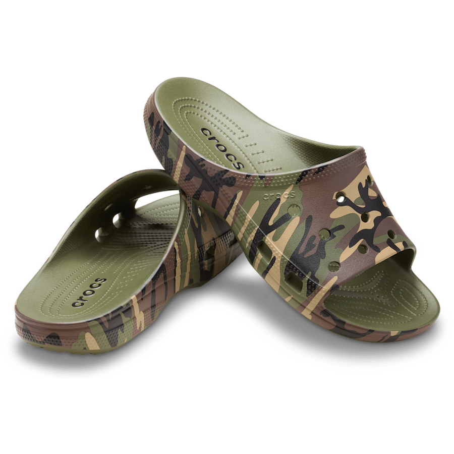 Men Crocs - Men’s Camouflage Saturday Slide
