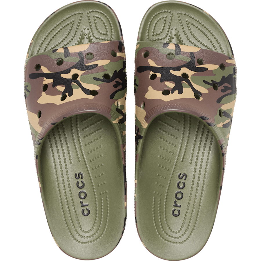 Men Crocs - Men’s Camouflage Saturday Slide