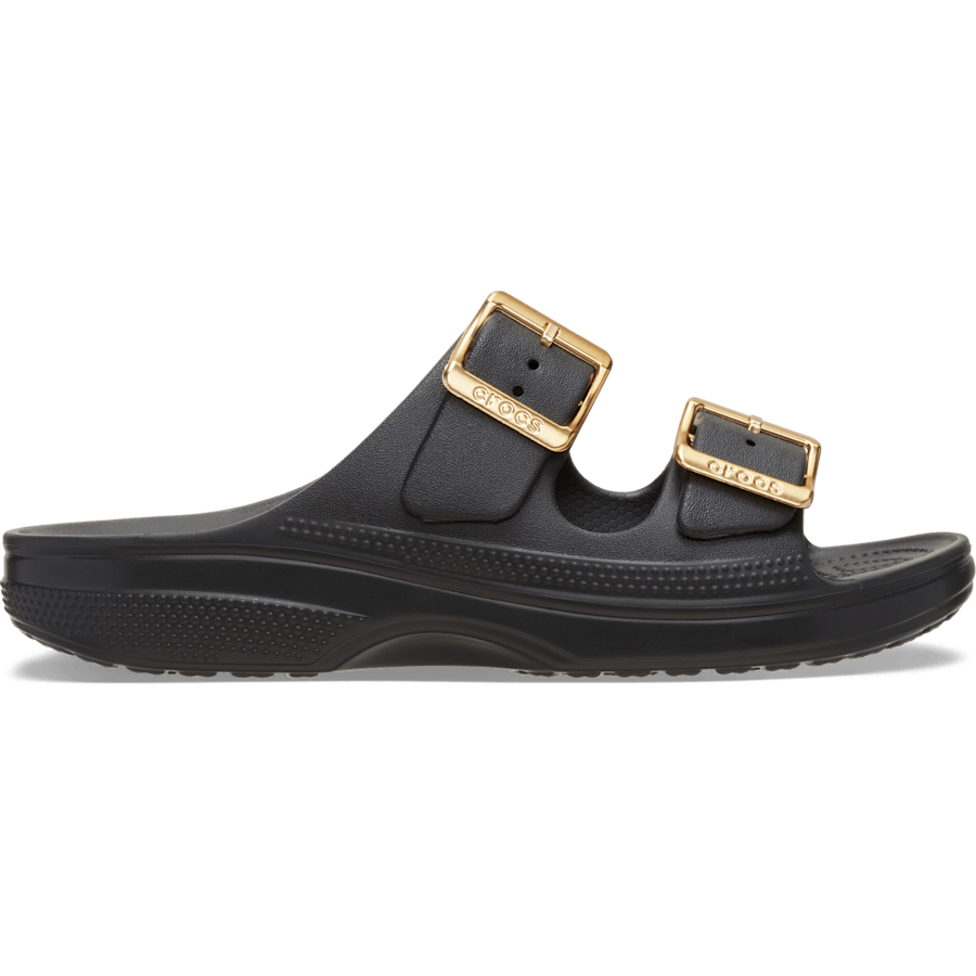 Women Crocs - Women’s Metallic Buckle Saturday Sandal