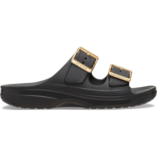 Women Crocs - Women’s Metallic Buckle Saturday Sandal
