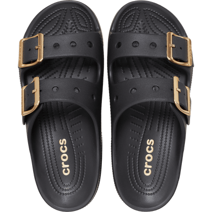 Women Crocs - Women’s Metallic Buckle Saturday Sandal