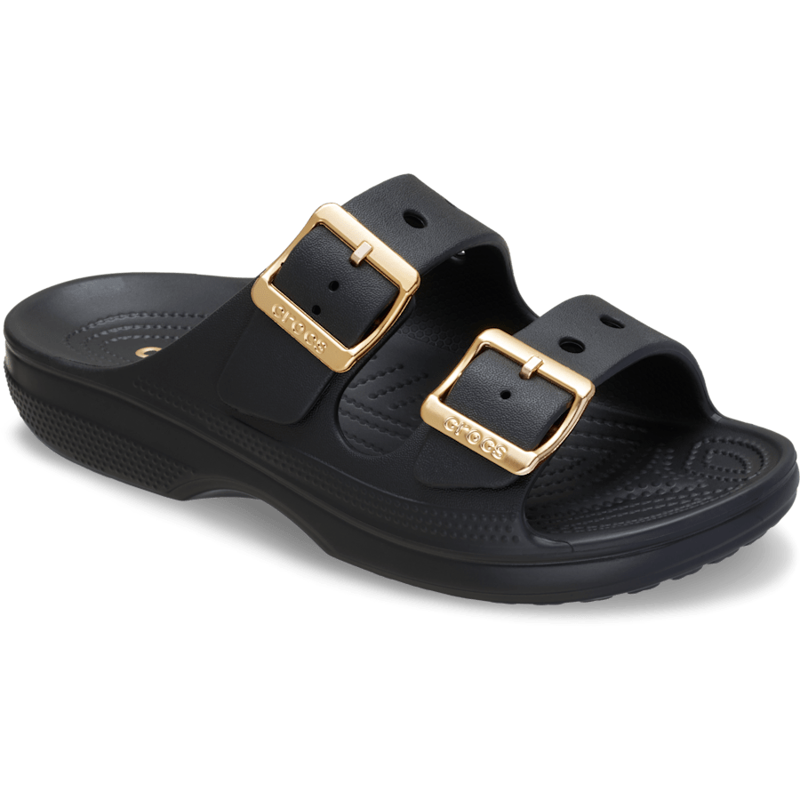 Women Crocs - Women’s Metallic Buckle Saturday Sandal