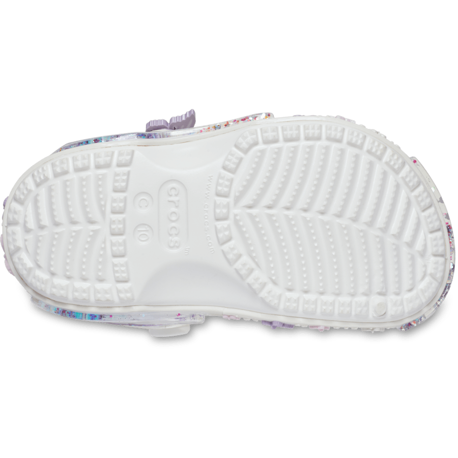 Kids Crocs - Toddler Classic Butterfly Sparkle Shaker Clog
