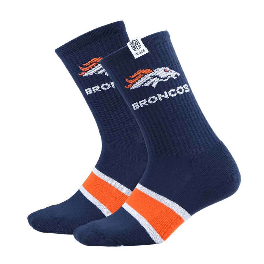 Men Crocs - NFL Denver Broncos Crocs Socks