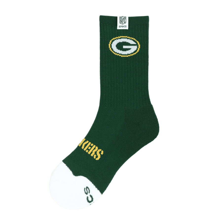 Men Crocs - NFL Green Bay Packers Crocs Socks