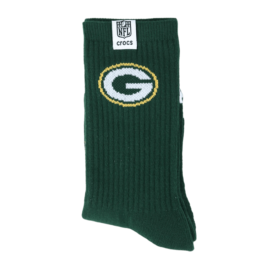 Men Crocs - NFL Green Bay Packers Crocs Socks