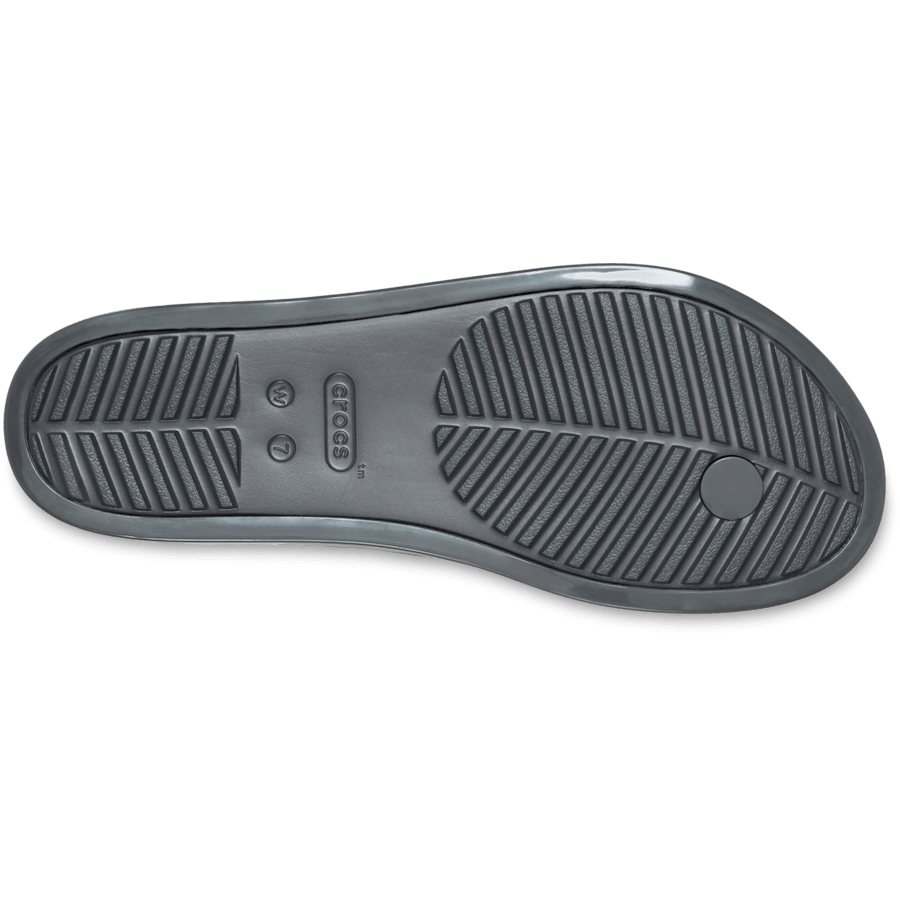 Women Crocs - Miami Round Toe Dark Floral Flip