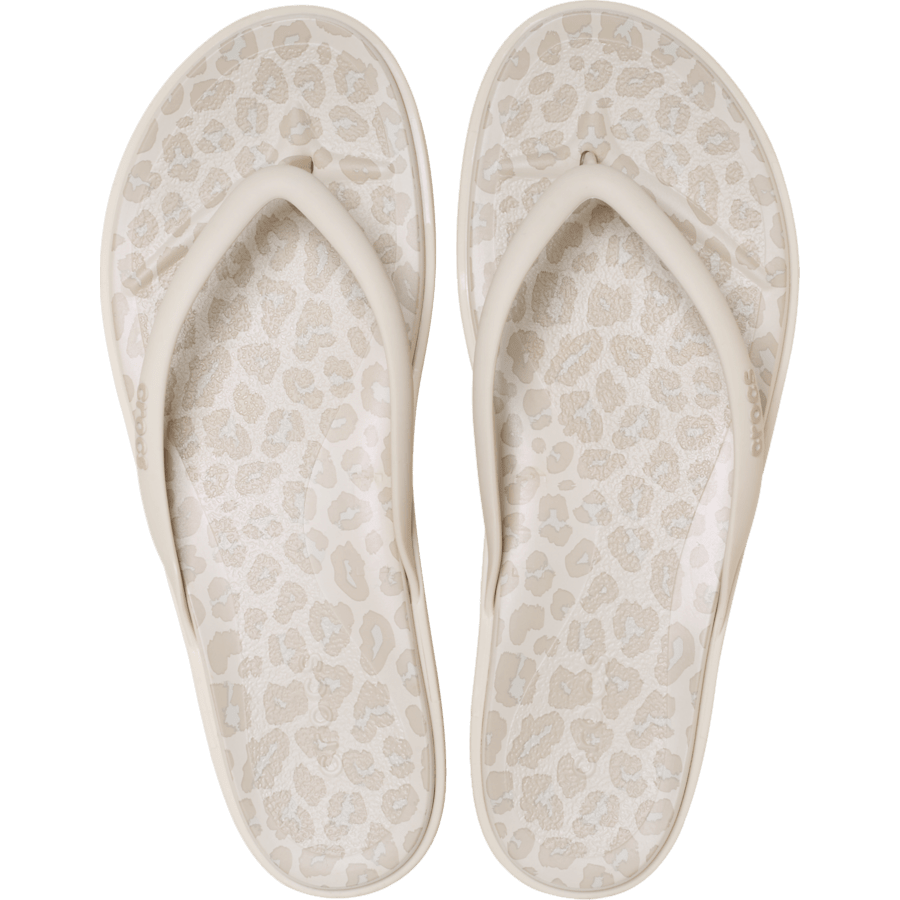 Women Crocs - Miami Round Toe Animal Flip