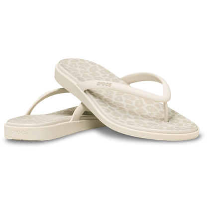 Women Crocs - Miami Round Toe Animal Flip