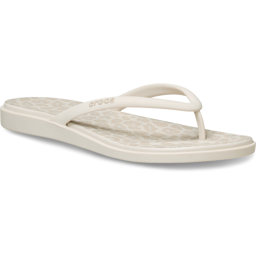 Women Crocs - Miami Round Toe Animal Flip