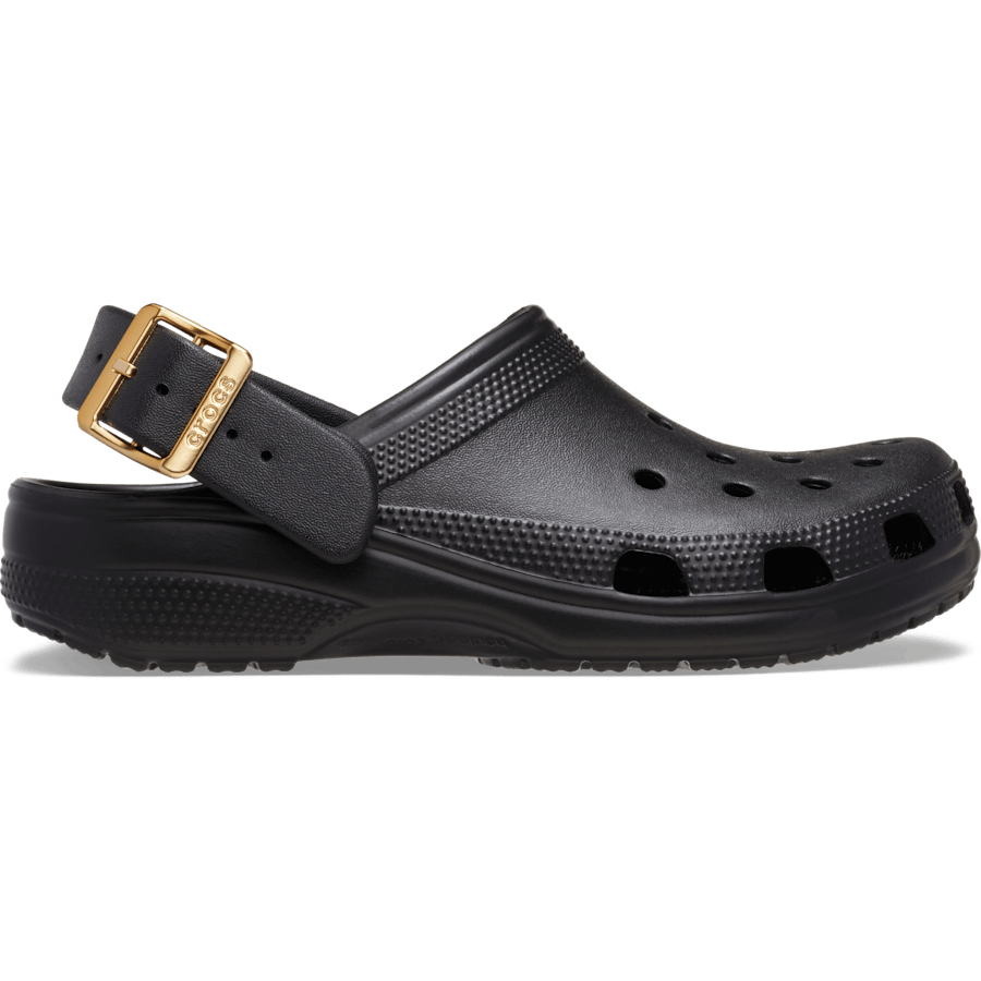 Women Crocs - Classic Metallic Buckle Clog