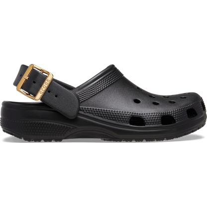 Women Crocs - Classic Metallic Buckle Clog
