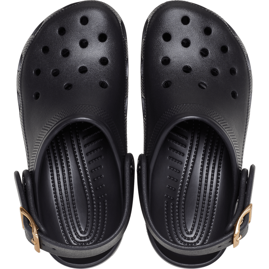 Women Crocs - Classic Metallic Buckle Clog