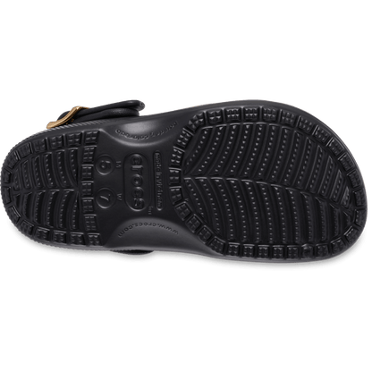 Women Crocs - Classic Metallic Buckle Clog