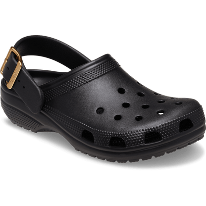 Women Crocs - Classic Metallic Buckle Clog