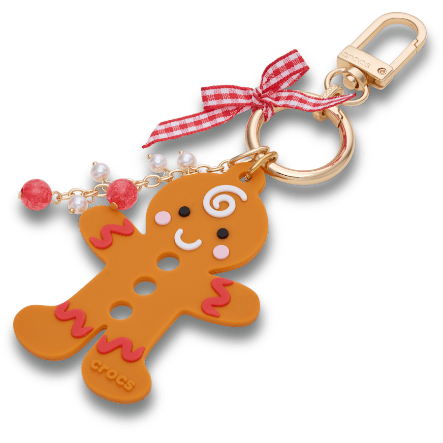 Women / Kids Crocs - Gingerbread Man Bag Charm