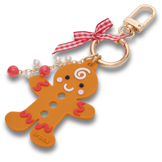 Women / Kids Crocs - Gingerbread Man Bag Charm